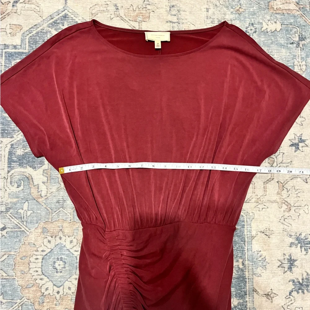 Anthropologie Moulinette Soeurs Asymmetrical Wine Dress - Picture 7 of 9